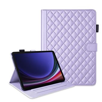 Capa FLOODKING para Samsung Galaxy Tab S10 FE | Tipo Livro | Acolchoada com Suporte | Fecho Magnético | Roxo - 1