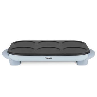 Máquina de Fazer Panquecas Eléctrica Weasy GOO60 | 6 Mini Panquecas | Antiaderente | 1500W - 1