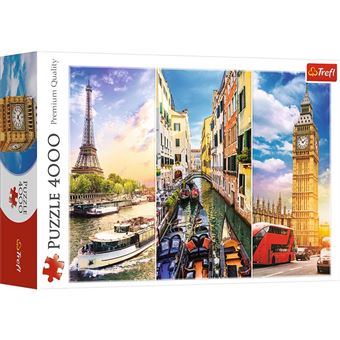 Puzzle Trefl Trip Around Europe 45009 | 4000 Peças - 1