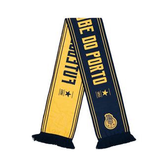 Cachecol Azul Navy FC Porto Dourado 2 Logos - 1