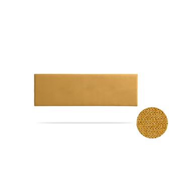 Cabeceira Estofada Moonia Nova Aqualine | 220 X 50 X 5 cm | Mostarda - 1