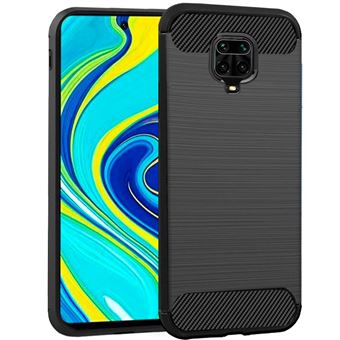 Capa COOL em Silicone Carbon em Preto para Xiaomi Redmi Note 9S / Note 9 Pro - 1