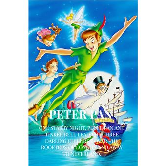 Peter Pan - One Starry Night, Peter Pan And Tinker Bell Lead The Three Darling Children Over The Rooftops Of London And Away To Neverland. - 1