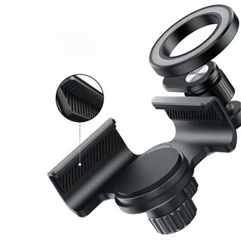 Suporte magnético do telemóvel do carro adequado V-REEL para Tesla Model 3/Y/S(2021)/X(2021) | Preto - 1