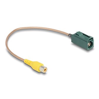 Cabo Coaxial DeLOCK 90009 | Castanho, Dourado, Verde, Amarelo - 1