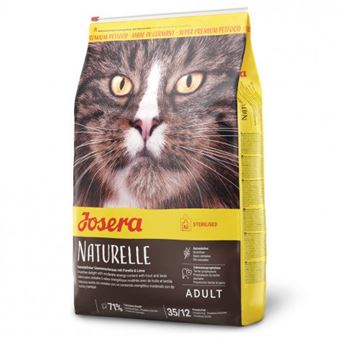 Ração seca para gato adulto esterilizado Josera Naturelle | 400 g - 1