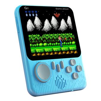 Consola KLACK® G7 | 666 Jogos Clássicos Retro | Ecrã de 3,5'' | Conectividade a TV - Azul - 1