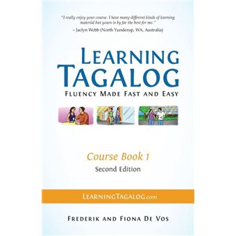Learning Tagalog Fluency Made Fast And Easy Course Book part Of book Set Color +Free Audio Download - 1