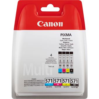 Tinteiro Canon CLI-571 Multipack - 1