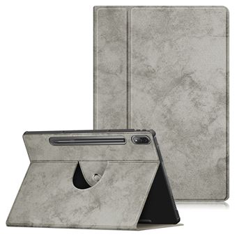 Capa magunivers PU função de despertar/dormir automático com apoio cinza para Lenovo Tab P12 Pro 12.6 inch - 1