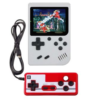 Consola de Jogos Portátil CO-Phénix | 400 Jogos Clássicos | Ecrã IPS de 3.0"| para 1 ou 2 jogadores | Branco - 1