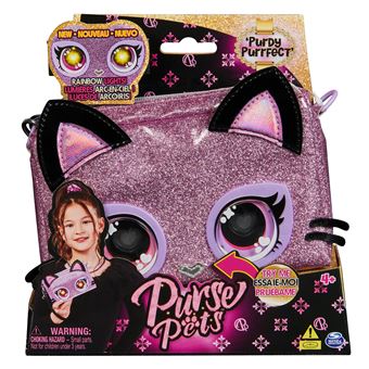 Mala Spin Master Purse Pets BAG INA PursePets Wristlet Kitty GML - 1