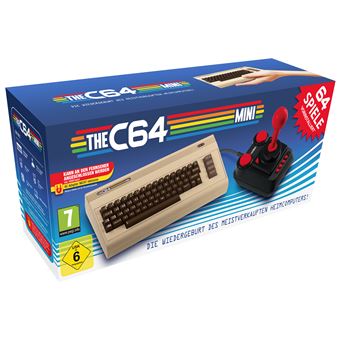 Consola de Jogos Retro Games C64 Mini | Cinzento, Vermelho - 1