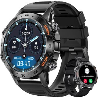Smartwatch CHRONUS | Bluetooth | HD | 1,39'' | 5ATM | à prova de água | preto - 1