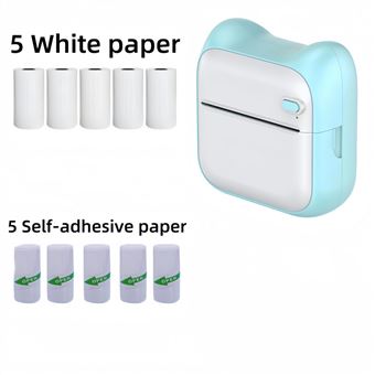 Mini impressora portátil V-REEL multifuncional impressão de fotos e documentos em preto e branco A31 - Azul - 1