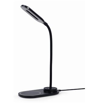 Carregador de Dispositivos Móveis Gembird TA-WPC10-LED-01 | Preto - 1