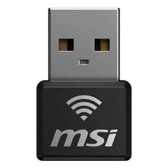 Cartão de Rede MSI AX1800 Nano WiFi USB Adapter | Preto - 1