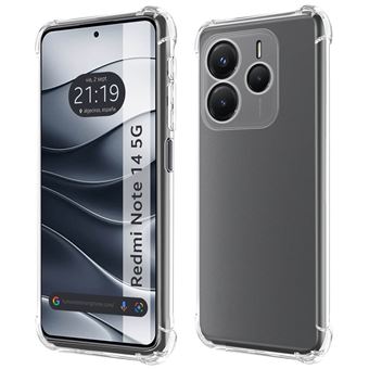 Capa TUMUNDOSMARTPHONE de silicone transparente à prova de choque para Xiaomi Redmi Note 14 5G - 1