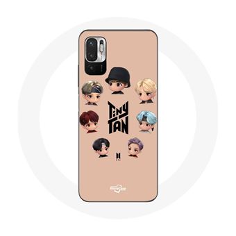 Capa Maniacase para Xiaomipoco M3 Pro Bts Tinytan Animação Anexar Rm Jin Suga J-Hope Jimin V Ejungkook - 1