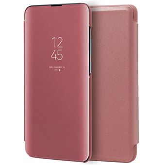Capa Livro COOL para Xiaomi Mi 9 Clear View Rosa - 1