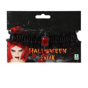 Acessório Disfarce Atosa Ligas Preto do dia das Bruxas - 1