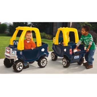 Velocípede e carro infantil Little Tikes Cozy Truck Preto e Azul e Amarelo - 1