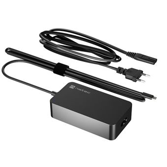 Adaptador e Transformador NATEC Grayling USB-C 45W | Preto - 1