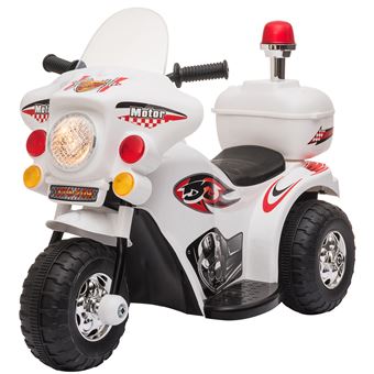 HOMCOM Moto Elétrica para Crianças a partir de 18 Meses 6V com Faróis  Buzina 2 Rodas de Equilibrio Velocidade Máx. de 3km/h Motocicleta de  Brinquedo 88,5x42,5x49cm Vermelho