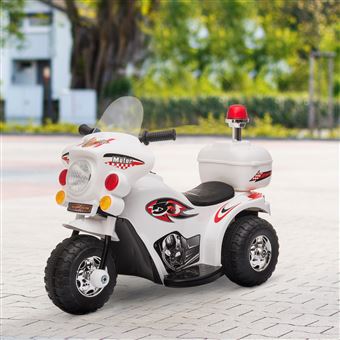 HOMCOM Moto Elétrica para Crianças a partir de 18 Meses 6V com Faróis  Buzina 2 Rodas de Equilibrio Velocidade Máx. de 3km/h Motocicleta de  Brinquedo 88,5x42,5x49cm Vermelho