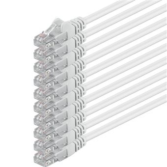 cabo de rede 1aTTack 5.0m 2x RJ-45 Cat6 UTP M/M  5 m U/UTP (UTP) Branco - 1