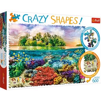 Puzzle de Encaixe Trefl Tropical Island 11113 | 600 Peças - 1