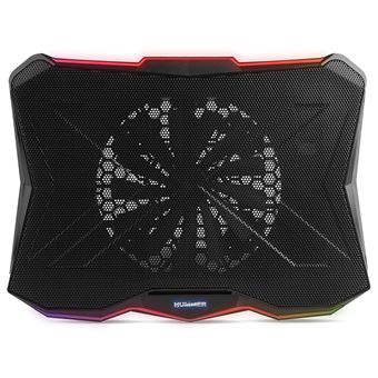 Suporte para Portátil com Cooler Nox Hummer Pro Stand RGB Laptop Cooling Stand - 1