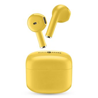 Auriculares Bluetooth Music Sound Swag | Amarelo - 1