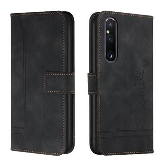 Capa ZURSANA para Sony Xperia 1 V | Pele PU | Magnética TPU | À Prova de Choque | Preto - 1