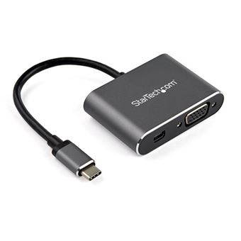 Adaptador Gráfico Usb StarTech.com CDP2MDPVGA | Cinzento - 1