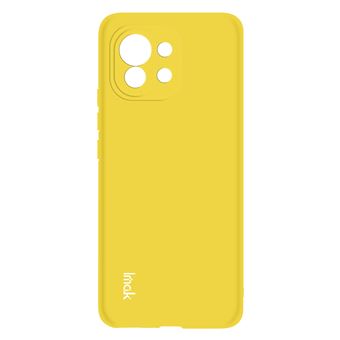 Capa iMak para Xiaomi Mi 11 Silicone Flexível e Resistente Fino amarelo - 1