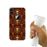 Capa Tpu Hapdey para Iphone X - Xs | Design Caveiras Douradas | Padrão Abstrato - Transparente_3