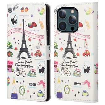 Capa PU + TPU com Suporte a torre para iPhone 13 Pro Max 6.7'' - 1