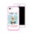 Capa Hapdey para iPhone 7 - 8 Design Pato Thanks God it's Friday em Silicone Flexível e TPU Cor-de-Rosa_2