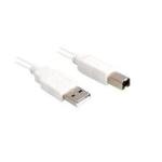 Cabo USB Sharkoon 1m, USB2.0-A/USB2.0-B Branco