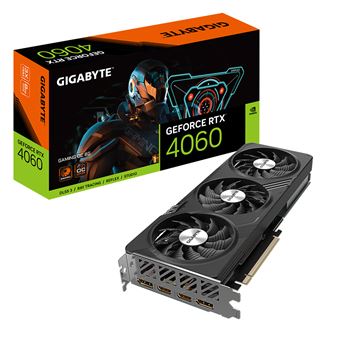 Placa de Vídeo GIGABYTE GeForce RTX 4060 GAMING OC 8G | Preto - 1