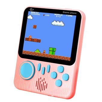 Consola KLACK® G7 | 666 Jogos Clássicos Retro | Ecrã de 3,5'' | Conectividade a TV - Rosa - 1