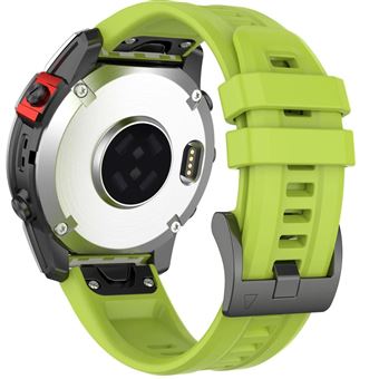 Bracelete em Silicone Antiimpacto com Fecho de Metal para Garmin Fenix 8 Pro | Verde - 1