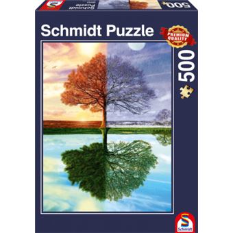 Puzzle Schmidt Spiele Panorâmico The seasons tree | 500 Peças - 1