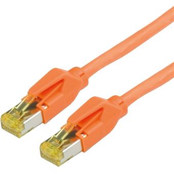 Cabo de Rede Draka Comteq Cat.6a 1m | Laranja - 1