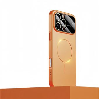 Capa Magnética MagSafe à Prova de Queda Fosca QT09 V-REEL para iPhone 17 Air - Laranja - 1