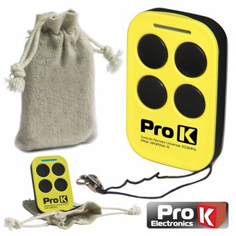 Telecomando Garagem Universal Prok 4 Canais 433Mhz - 1