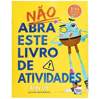 Não Abra Este Livro De Atividades Com Adesivos - 1