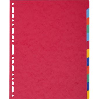 Exacompta 2612E separador Multi cor Cartão 12 peça(s) - 1
