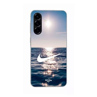 Capa Maniacase para Samsung Galaxy A56 | nike logo white sea sun - 1